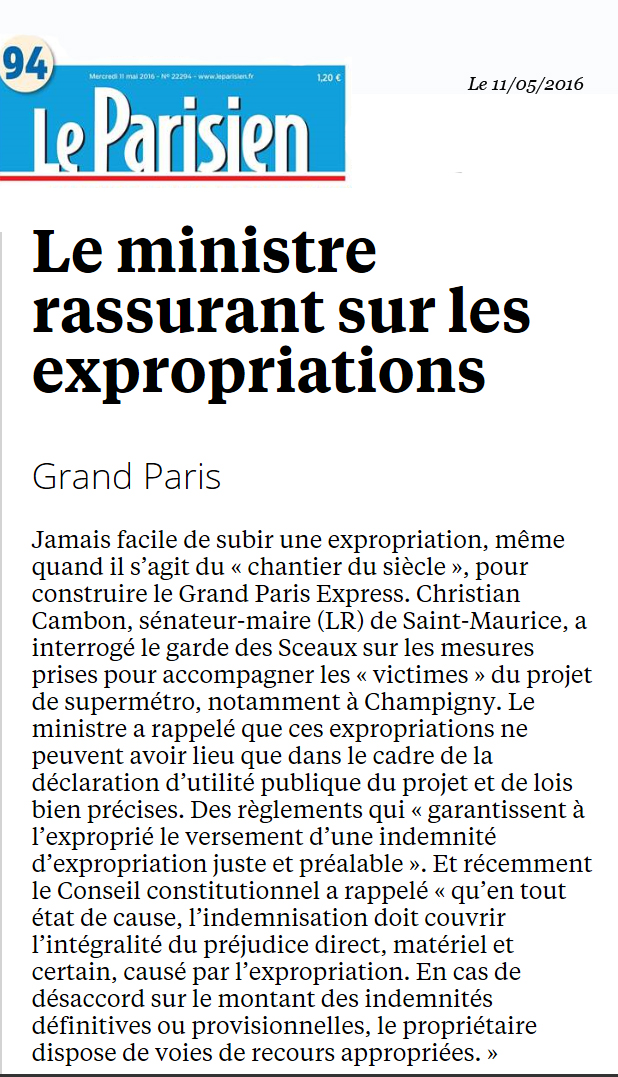 Christian-Cambon-Le-Parisien-expropriation-Champigny