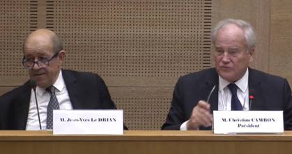 Christian Cambon - Jean Yves Le Drian