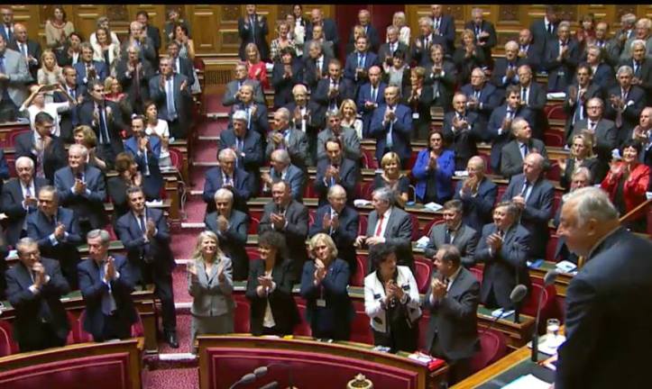 Christia Cambon - election du Président Gerard Larcher 3