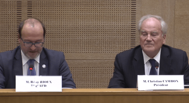 Christian Cambon - audition Remy Rioux AFD