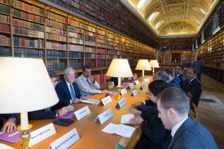 Christian Cambon et Sameh Shoukri, Ministre des Affaires étrangères Egyptien 2