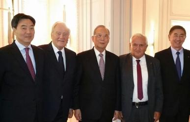 christian cambon Jean-Pierre Raffarin, le Vice-Premier Ministre chinois M. Zeng Peiyan
