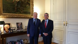 Christian Cambon - Elio RODRIGUEZ PERDOMO ambassadeur de Cuba