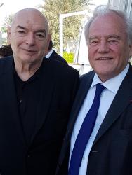 Christian Cambon et Jean Nouvel architecte