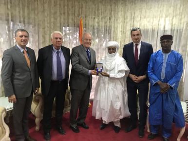 Christian Cambon - M. Rafini, Premier ministre du Niger