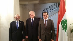 Christian Cambon - Yacoub Sarraf - Rami Adwan - Liban