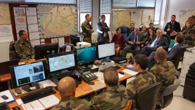 Christian Cambon - Cerard Larcher - Fort de Vincennes -