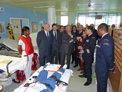 Christian Cambon - Cerard Larcher - Hopital Begin