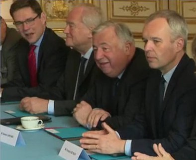 Christian Cambon - Gerard Larcher - Matignon 2