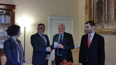 Christian Cambon - Secretaire du Conseil National de Securite de la Georgie M. David Rakviashvili