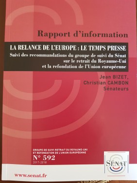 Christian Cambon - rapport Europe 2