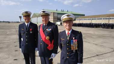 Christian Cambon - célébration de l'adieu aux armes du Général Schuler