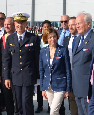 Christian Cambon - Ministre Parly - General Lavigne Istres