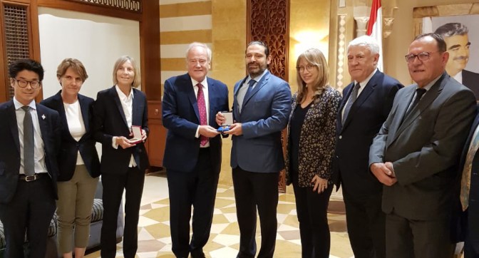 Christian Cambon - Saad Hariri au Liban