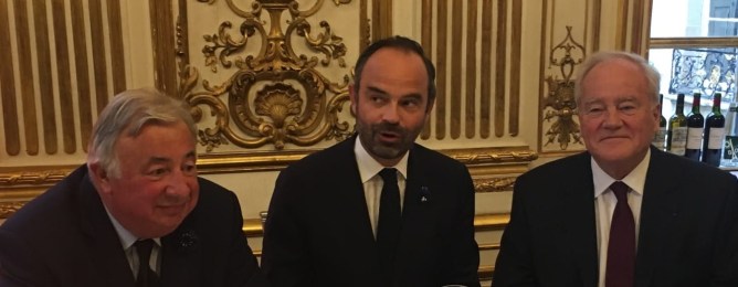 Gerard Larcher- edouard Philippe - Christian Cambon