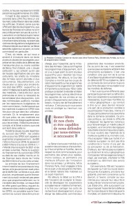 2 - La Lettre Diplomatique - nov 2018 - Christian Cambon