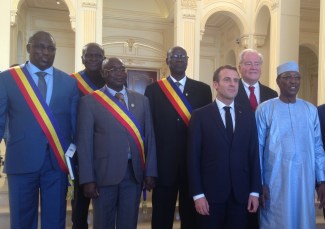 christian cambon - emmanuel macron - tchad