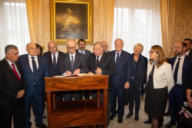 Christian Cambon - Gerard Larcher - Premeir ministre palestinien 2