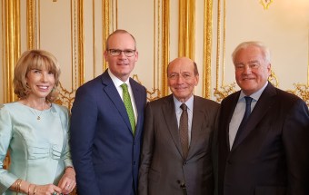 Christian Cambon - Simon Conveney - Patricia O'Brien - 2