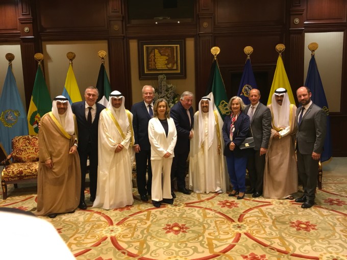 Christian Cambon - gerard Larcher - Emir Koweit