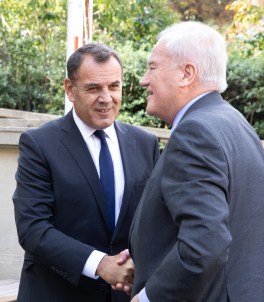 Christian Cambon - Ministre Nikos Panagiotopoulos.jpg