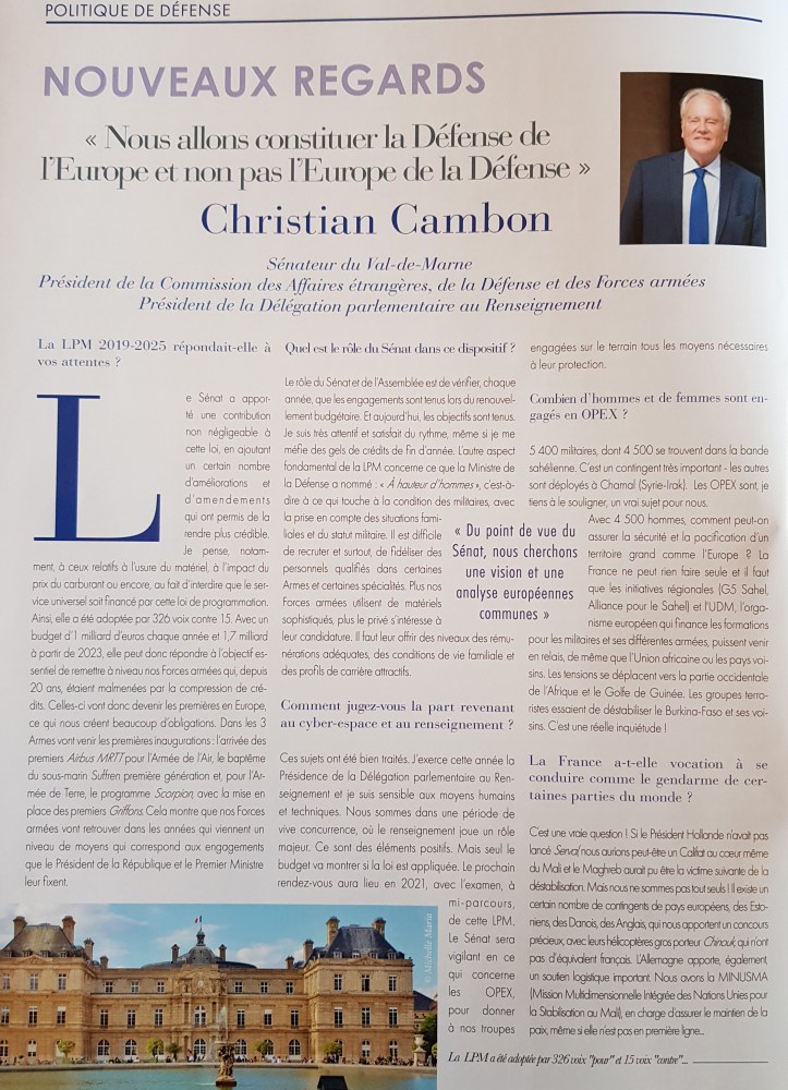 Christian Cambon - - journal du Parlement