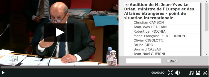 Christian Cambon - Jean-Yves Le Drian